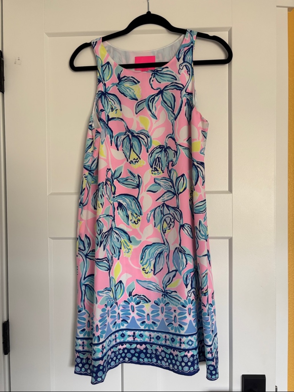 NWOT Lilly Pulitzer Floral Tank Dress-Pink, Blue, Yellow - Size Small